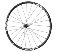 Bicicletas De Carretera 700C Rueda Delantera Freno De Disco Rueda Trasera QR9 X100mm/10x135mm Bujes 24H para Cassette De 8-12 Velocidades(Black-Silver,Front)