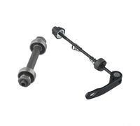 Bicicletas de montaña Ruedas Buje delantero y trasero Eje de liberación rápida con 2 ejes de rueda de cojinete Juego de eje hueco para bicicleta de carretera (delantera)