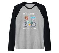 Bicicletas Fotografía Bicicleta Bicicleta Ciclismo Cámara Ciclista Camiseta Manga Raglan