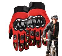 Bicicletas Guantes de guantes, bicicletas Guantes para hombres en bicicleta | de bicicletas de medio dedo antideslizantes con carcasa dura - Accesorios de ciclismo para hombres que absorben lo