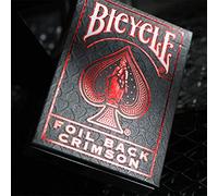 Bicicletas Jugando Cartas | Rider Back Crimson Luxe (Rojo) Versión 2