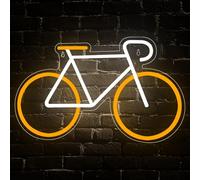 Bicicletas Letrero LED,Bikes Letreros de Neón Decoración Para Sala de Juegos Dormitorio Club Fiesta Sala de Ocio Bar Partido,Cycle Neon LED para Hombres y Mujeres Alimentado por USB（16.7"*10.2"）