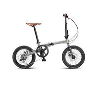 Bicicletas Plegables de 20 Pulgadas con 7 velocidades, Potencia Ajustable, Cuadro Ligero y reposapiés Plegables bilaterales. Bicicleta Vintage.