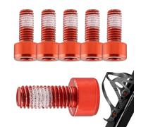 Bicicletas portabotellas tornillos 6 piezas de montaje y montaje de | M5 Soporte para Botella de Agua Tornillos de Fijación para Bicicleta de Carretera Bicicleta de Montaña Hombre Mujer Ciclismo
