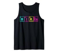Bicicletas Tabla periódica Día Mundial de la Bicicleta Ciencia Elementos Camiseta sin Mangas