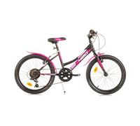 BICICLETTA DINO BIKES niña medida 20 MTB aurea niña Art. 420D Shimano 6 V (negro fucsia)