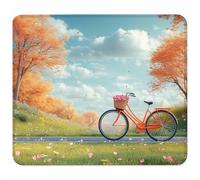 Bicicletta Tappetino Mouse Piccolo 200x150x3mm, Tappetino Scrivania con Bordo Cucito, Mousepad Impermeabile e Antiscivolo, Pratica e Facile da Pulire, Accessori Gaming, Regalo Uomo, Paesaggio 7-9417