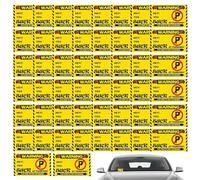 Bicket de estacionamiento travieso: tarjeta de broma de boletos de estacionamiento falso, tarjetas de estacionamiento de tarjetas de visita 50x, notas de estacionamiento traviesas divertidas cosas de