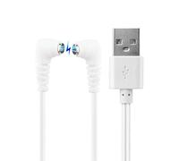 Bicmice Cable de carga magnético rápido para rosa y la mayoría de masajeadores magnéticos, cable de carga CC con conector de 2 imanes