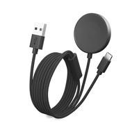 Bicmice Cable de carga múltiple para Samsung Galaxy Watch 6/6 Classic/5/5 Pro/4/4 Classic/3/Active 2/Active, cable de carga trenzado de nailon 2 en 1 con USB-C para teléfonos, tabletas, auriculares,