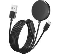 Bicmice Cargador compatible con Samsung Galaxy Watch 7/Ultra/FE/6/6 Classic/5 Pro/4 Classic/3/Active 2/Active 2 en 1, cable de carga USB a USB C para Galaxy Watch, teléfono, tablet, auriculares, etc.