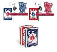 Bicycle 4 mazos de cartas: 2 Old Case + 2 Supreme Line