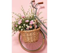 Bicycle and a Basket of Flowers: Softcover Writing Journal - Ideal For School, Travel & Gifts