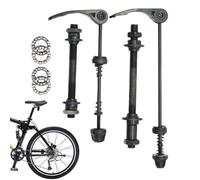 Bicycle axles, Front and Rear Quick-Release Tie Rods, Bicycle Wheel Bearing