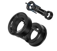 Bicycle Bottom Bracket - Steel Threaded Shell, Machined Bearing Rings, Sealed Cartridge Unit, Precision Threaded Tubes | For Bike Conversion Bottom Repair Replacement Parts Motorized Road Commuting Mo