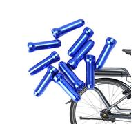 Bicycle Brake Cable End Caps - 10 piezas de aluminio aleación de cable | Universal Road Bike Shifter Wire End Protectors Locking Anti Split Cycling Accessories Kit