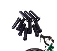 Bicycle Cable End Caps | Brake Wire Cover Tips | 10 Pcs Aluminum Alloy Shifter Ferrules, Mountain Bike Crimps Accessory; Replacement Road Cycling Parts, Metal Housing Protector Kit, Gear