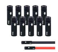 Bicycle Cable End Caps Kit - 5mm 10PCS Bike Brake Cord Covers, Bike Cable End Caps | Aluminum Alloy Shifter Brake Covers | Bicycle Cord Cap for Mountain Road Commuting Repair Workshop Garage Daily
