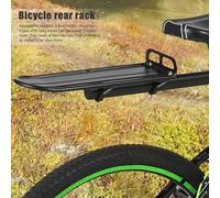 Bicycle Carrier - Bike Cargo Rack - 34cm Bicycle Rear Rack - Adjustable Aluminium Seatpost Rac.k fo.r Non Ra.ck Frame Bikes Disc Brake Compatible 10kg Load Black Design, Perfect for Commuting, Touring