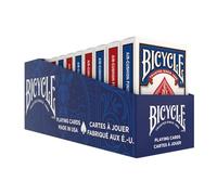 Bicycle / Cartas de juego estándar, rojo y azul