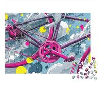Bicycle Chainring Accessories Set Puzzles Imposible,desafío para Adultos Juego Educativo 1000 Piezas Obra De Arte De Juego De para Adultos Y Niños Mayores De 12 Años 38x26cm/1000pcs