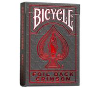 Bicycle Crimson (Red) Metal Luxe Playing Card Deck - Version 2