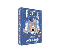 Bicycle Disney Cat and Dogs Baraja de Cartas para Fans y coleccionistas