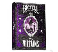 Bicycle Disney Villains [los Colores varían en Lila y Verde]