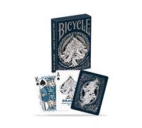 Bicycle dragon - baraja de cartas para coleccionistas, color azul y pl
