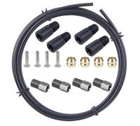 Bicycle for 2.5m Hydraulic Brake Pipe Repair Kit(B) | Includes 2.5m tube, 4 olives, 4 needles, 4 sleeves, 4 ; fits MT2, MT4, MT5, MT6, MT7, MT8 models perfectly