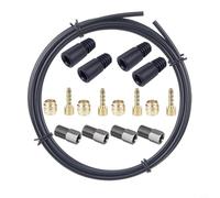 Bicycle for 2.5m Hydraulic Brake Pipe Repair Kit(D) | Includes 2.5m tube, 4 olives, 4 needles, 4 sleeves, 4 ; fits MT2, MT4, MT5, MT6, MT7, MT8 models perfectly