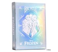 Bicycle Frozen Blue Baraja de Cartas para coleccionistas y Fans de la pelicula de Disney