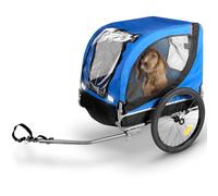 Bicycle Gear Remolque Bicicleta - Remolque Bici Perro - Carro Perro Mediano 40 kg - Carro para Bicicleta - Remolque para Bici con Reflectores y Funda de Iluvia Ajustable - Perro Bicicleta - Azul