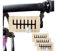 Bicycle Gear Shifting Toy, Fun Bike Fake Stick Shift with Numbered “Gears” R-13, Perfect for Adding Joy to Commutes or Casual Rides(3pcs)