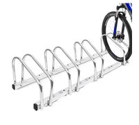 Bicycle Gear Soporte de Suelo para Bicicletas Cuatro Plazas Cromado