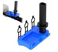 Bicycle Head Tube Stand, Precise Repair Screw Holder, 8x6 Inches Tool with Stable Base, High Grade Alloy Steel, Professional Workshop Design with Industrial Style, Maintenance Gear for Home Garage