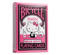 Bicycle Hello Kitty - Baraja de Cartas de Juego, Negro y Rosa, 1 baraja
