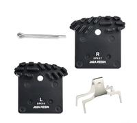 Bicycle J02A - Pastillas de freno de disco de metal y resina con aletas de disipación de calor compatibles con Shimano-BR-M9000 M9020 M987 M985 M8000 para un rendimiento de frenado fuerte y silencioso