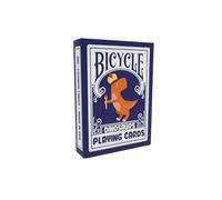 Bicycle - Juego de cartas de dinosaurio, impreso por USPCC, 56 cartas personalizadas, Air Cushion Finish, Espalda asimétrica para magos y coleccionistas