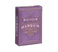 Bicycle Marquis - 1 baraja, acabado de cojín de aire, profesional, excelente manejo y durabilidad, gran regalo para coleccionistas de cartas, azul, blanco