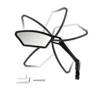 Bicycle Mirrors 360-Degree Adjustable Shockproof High-Definition | Bicycle Handlebar Mount Glass Mirror for Street Road Mountain City Campus Park Highway Suburb Countryside