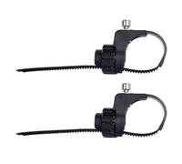 Bicycle Mudguard Mounting Brackets - Front Rack Fixing Clips, Pre Drilled Hole Adapters | Adjustable Hose Clamp Suspension Fork Hardware, Universal Cycle fenderr Support With For Mountain Bike Frame