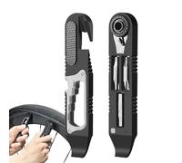 Bicycle Multi Tool, Bike Tool Wrench, High Strength Ratchet, Lightweight Multi Tool, Lightweight Portable Bicycle for Repairs High Strength Ratchet Wrench for Mountain and Road Bikes