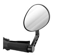 Bicycle Rearview Mirror - Anti-Shake Bar End Mount Bike Mirror, 360-Degree Rotatable Universal Fit Reflective Glass | Essential Cycling Equipment For Urban Mountain Commuting Adventure Travel