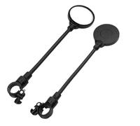 Bicycle Rearview Mirror Universal Bicycle Safety Mirror Adjustable Wide Range Accessories Cycling Back Sight Reflector,Espejo Moto Lateral(2Pcs round)