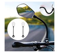 Bicycle Rearview Mirror Universal Bicycle Safety Mirror Adjustable Wide Range Accessories Cycling Back Sight Reflector,Espejo Moto Lateral(2Pcs)