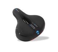 Bicycle Saddle Ergonomic Touring Gel Saddle Hollow Dual Spring Shock Absorber Ball, with Rear Reflective Strip, Comfortable Bike Saddle for Bicycle/MT