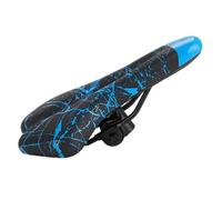 Bicycle Saddle Replacement | Ergonomic Padded Cushion with Ventilated Cutout, Non-Slip Top Layer, Universal Fit | For Commuting, Touring, Trail, Indoor Bike
