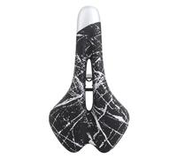 Bicycle Saddle Replacement | Ergonomic Padded Cushion with Ventilated Cutout, Non-Slip Top Layer, Universal Fit | For Commuting, Touring, Trail, Indoor Bike