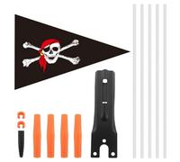 Bicycle Safety Flags - Bicycle Trailer Safety Flags, Secure Kid Ride